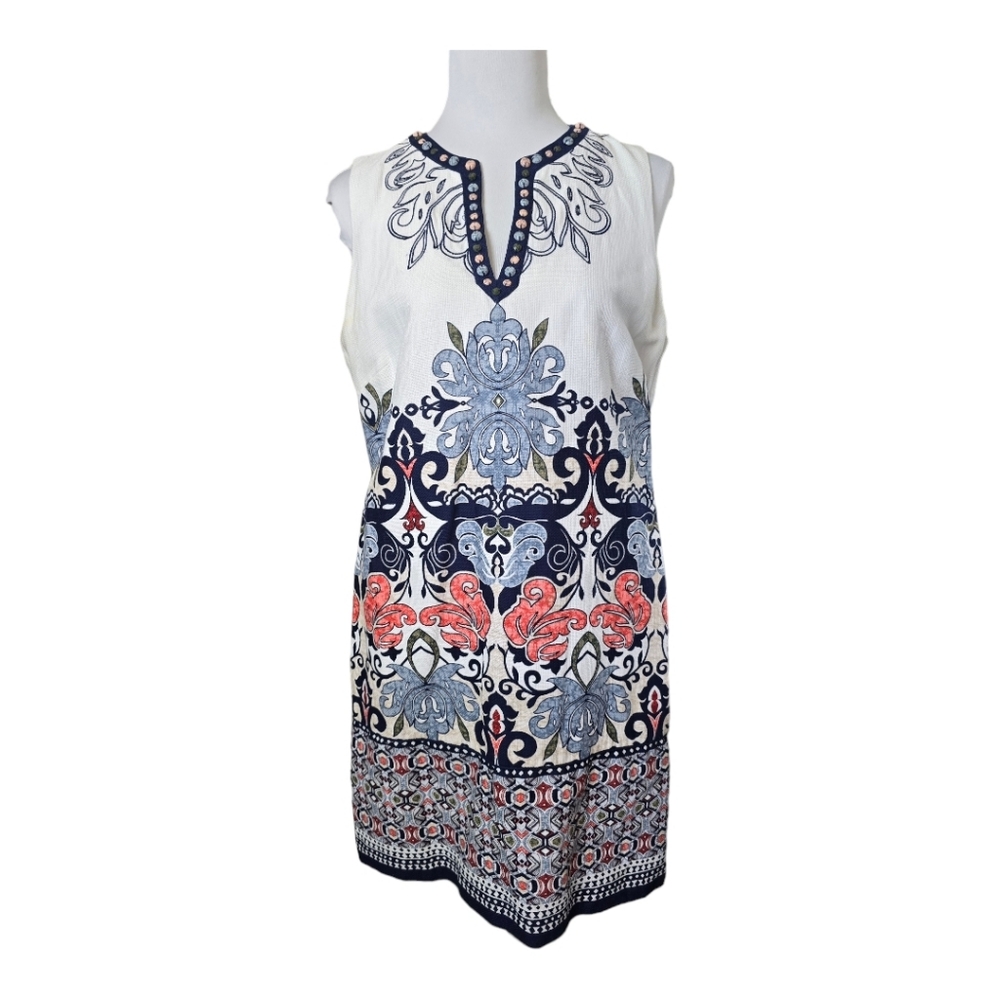 Embroidered Shift Dress by Laundry by Shelli Segal
